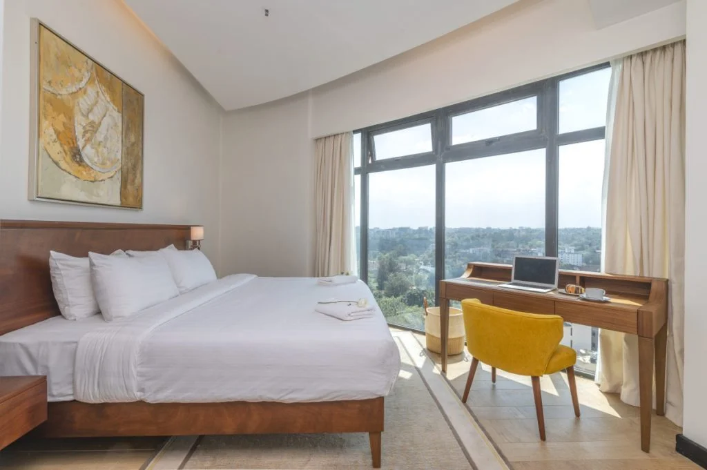 City bedroom for business stays at Le Mac, Nairobi